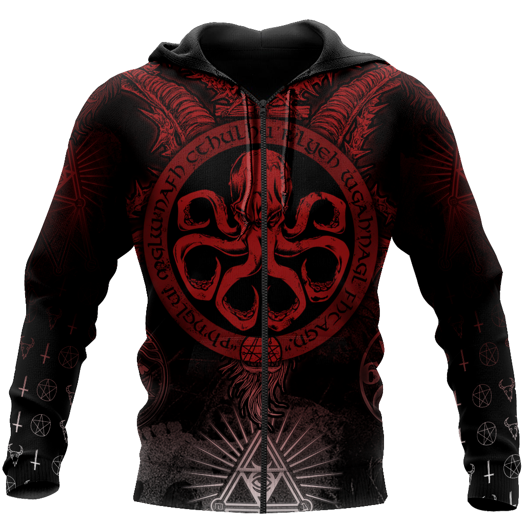Premium Unisex Hoodie Hail Octopus ML