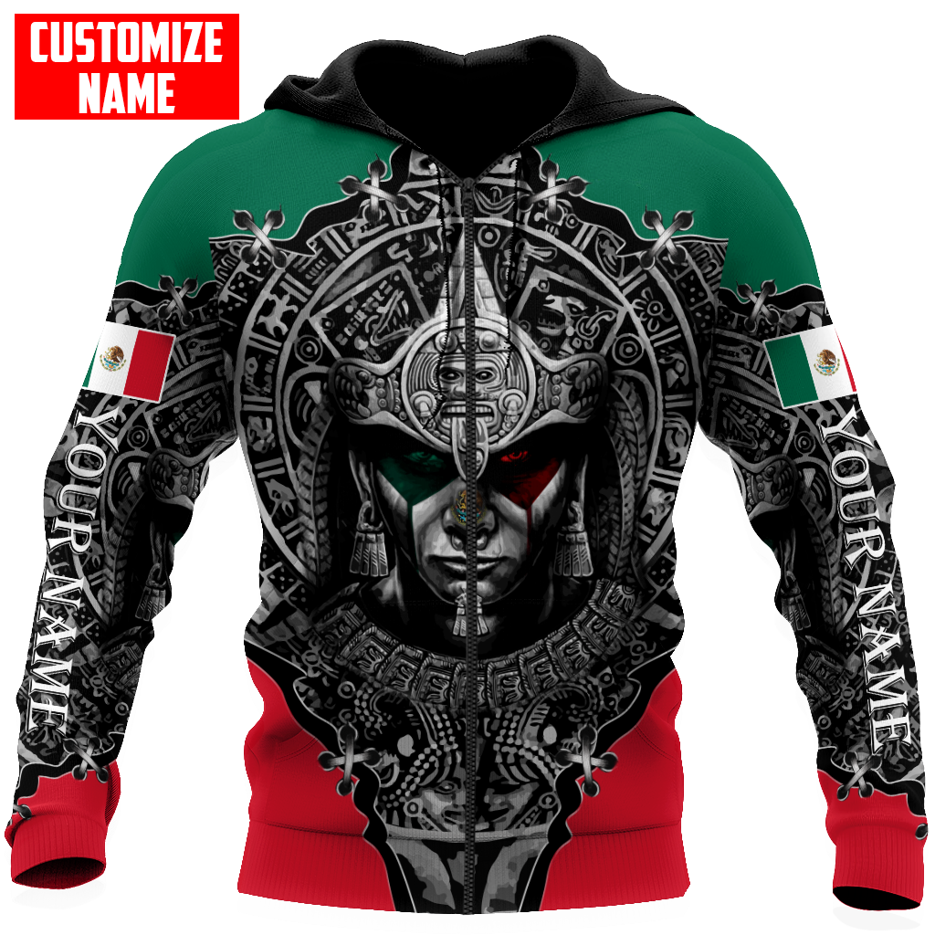 Personalized Name Aztec Mexican 3D All Over Printed Unisex Shirts