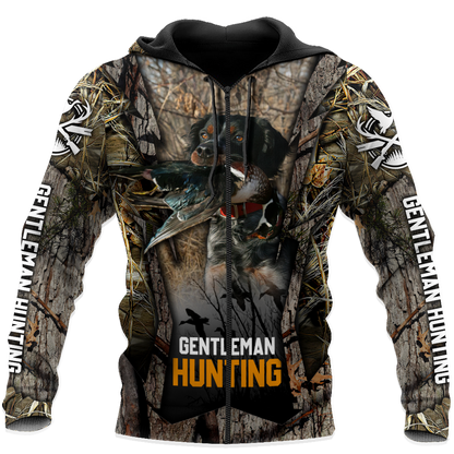 Hunting Dog 3D Over Printed Unisex Deluxe Hoodie ML