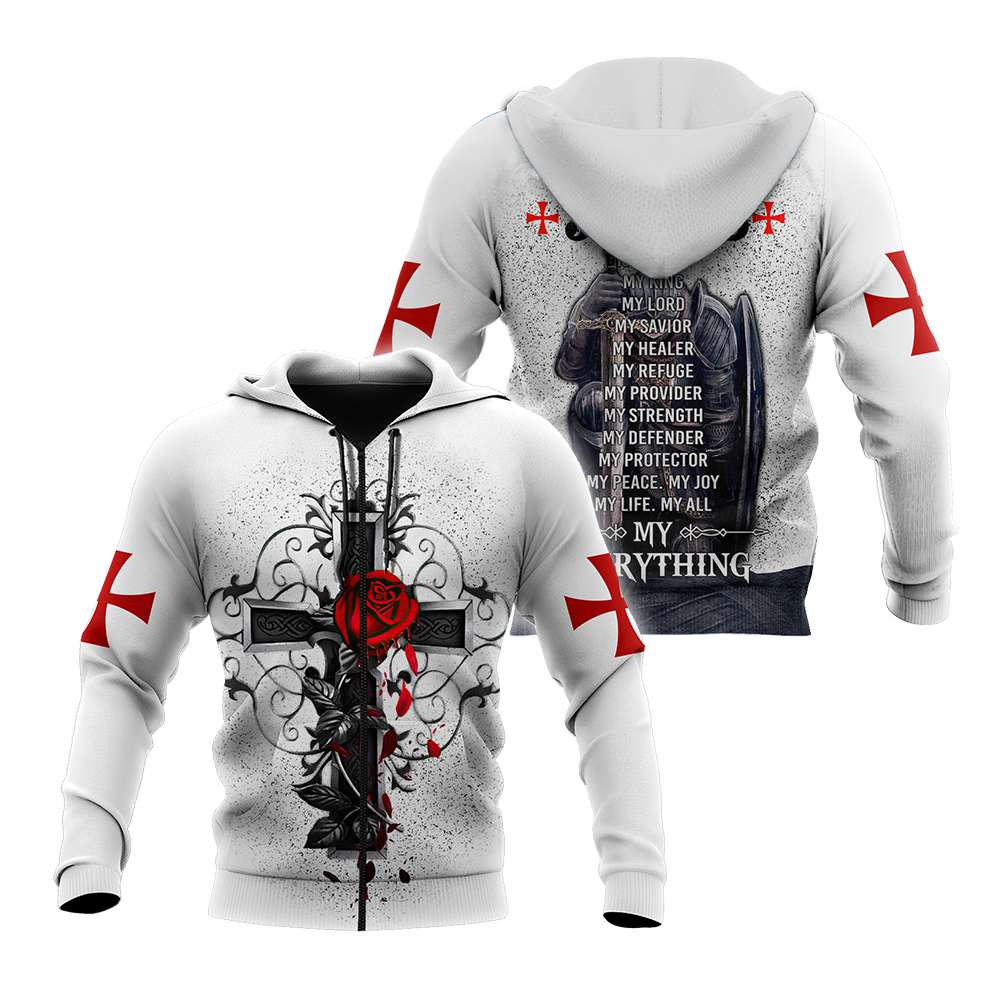 God Cross and Roses - Christian - 3D All Over Printed Style for Men and Women