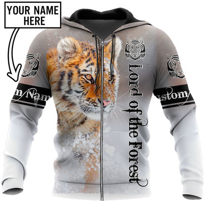 Customize Name Tiger 3D All Over Printed Shirts