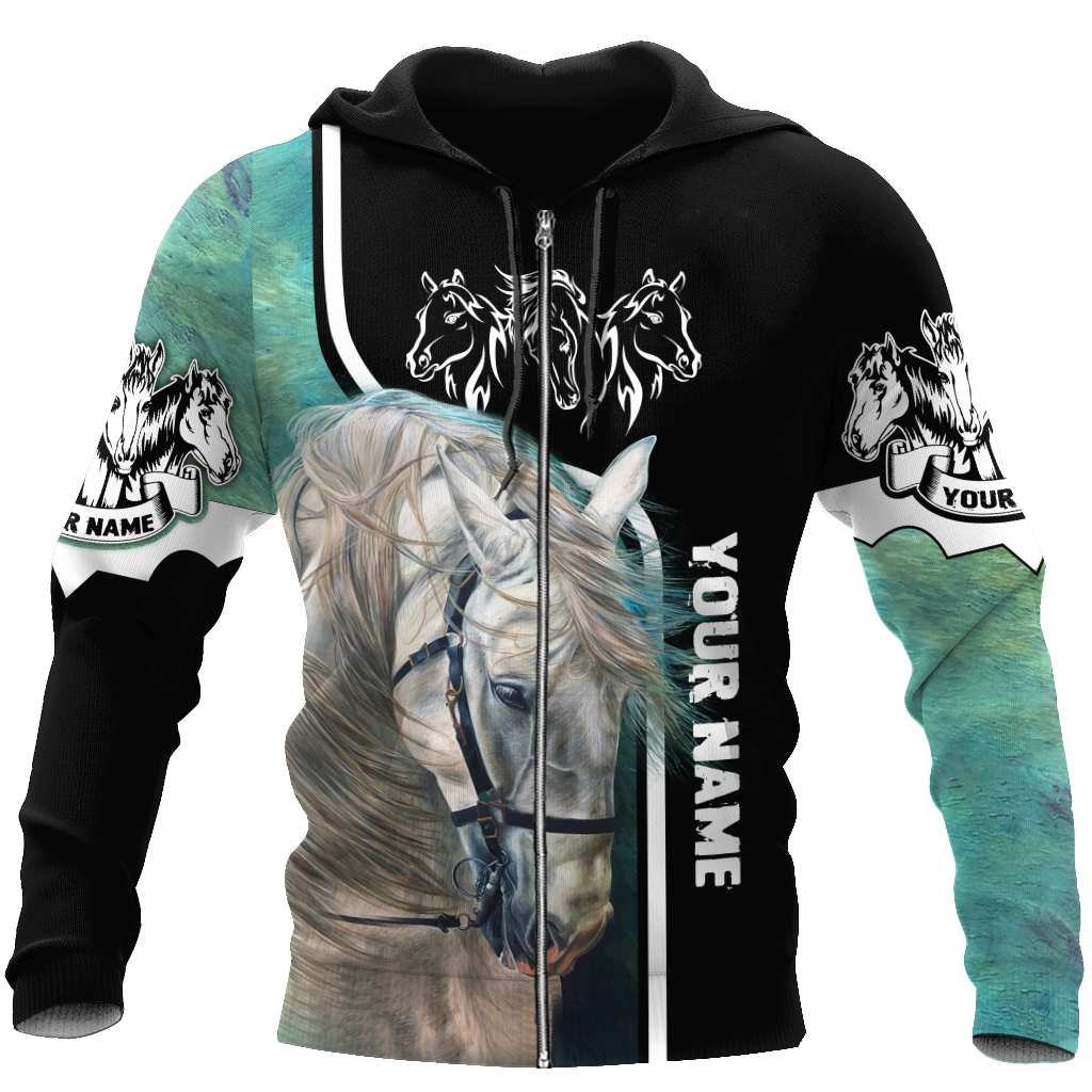 Personalized Name Premium Horse 3D All Over Printed Unisex Shirts