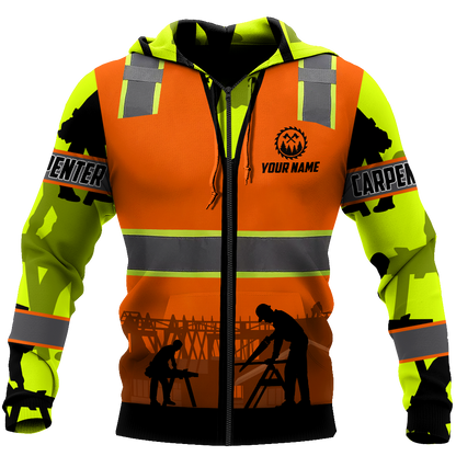 Personalized Name Carpenter 3D All Over Printed Unisex Safety Ver 4
