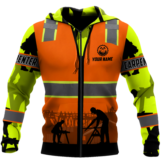 Personalized Name Carpenter 3D All Over Printed Unisex Safety Ver 4