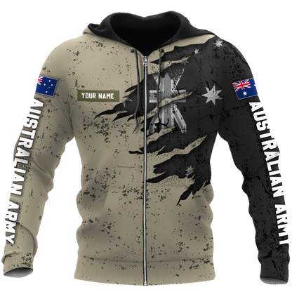 Tmarc Tee Custom name Australian Army Camo 3D Design Print Shirts