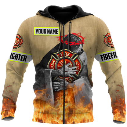 Customize Name Firefighter Hoodie Shirts For Men And Women TNA09032103