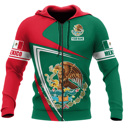 Persionalized Mexico 3D All Over Printed Unisex Shirts DA23062101