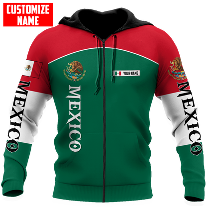 Persionalized Mexico 3D All Over Printed Unisex Shirts DQB26062102