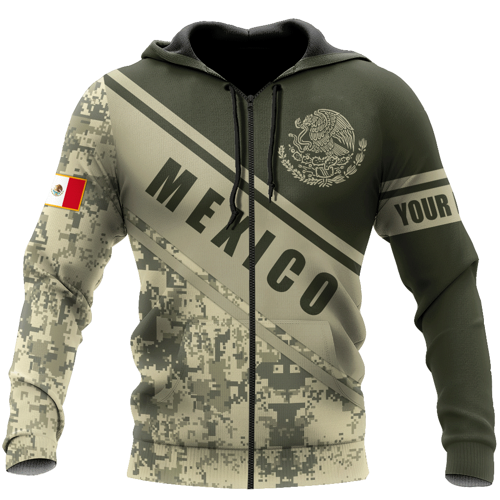 Personalized Name Mexico 3D All Over Printed Unisex Shirts