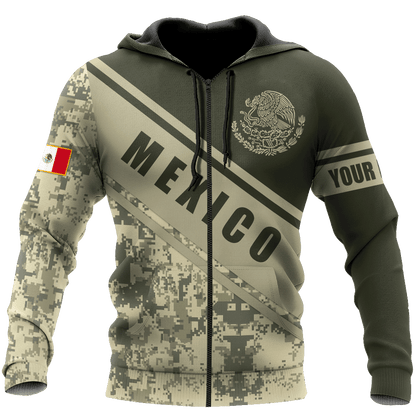 Personalized Name Mexico 3D All Over Printed Unisex Shirts