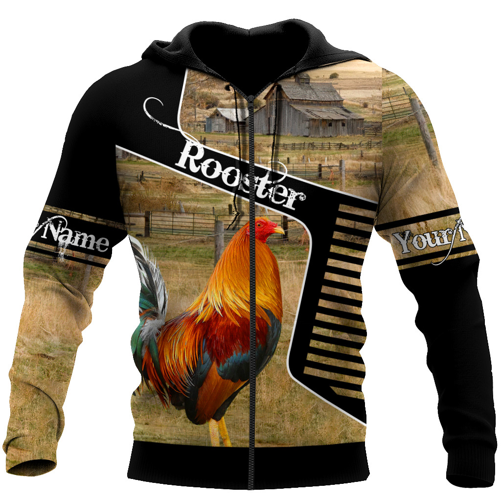 Personalized Rooster 3D Printed Unisex Shirts SN04062102