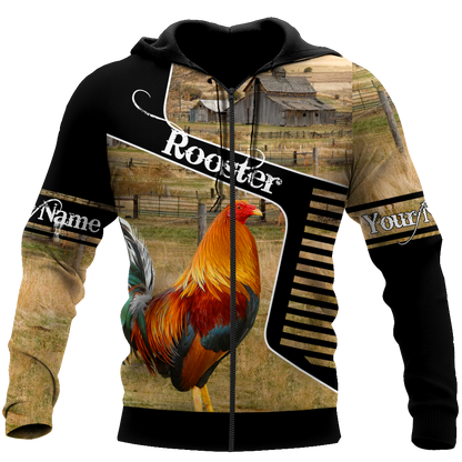 Personalized Rooster 3D Printed Unisex Shirts SN04062102