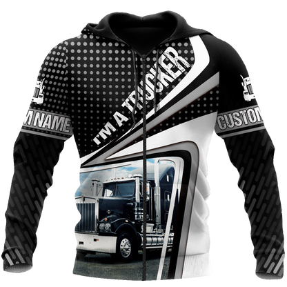 Premium Personalized Unisex All Over Printed I Am A Trucker Shirts MEI