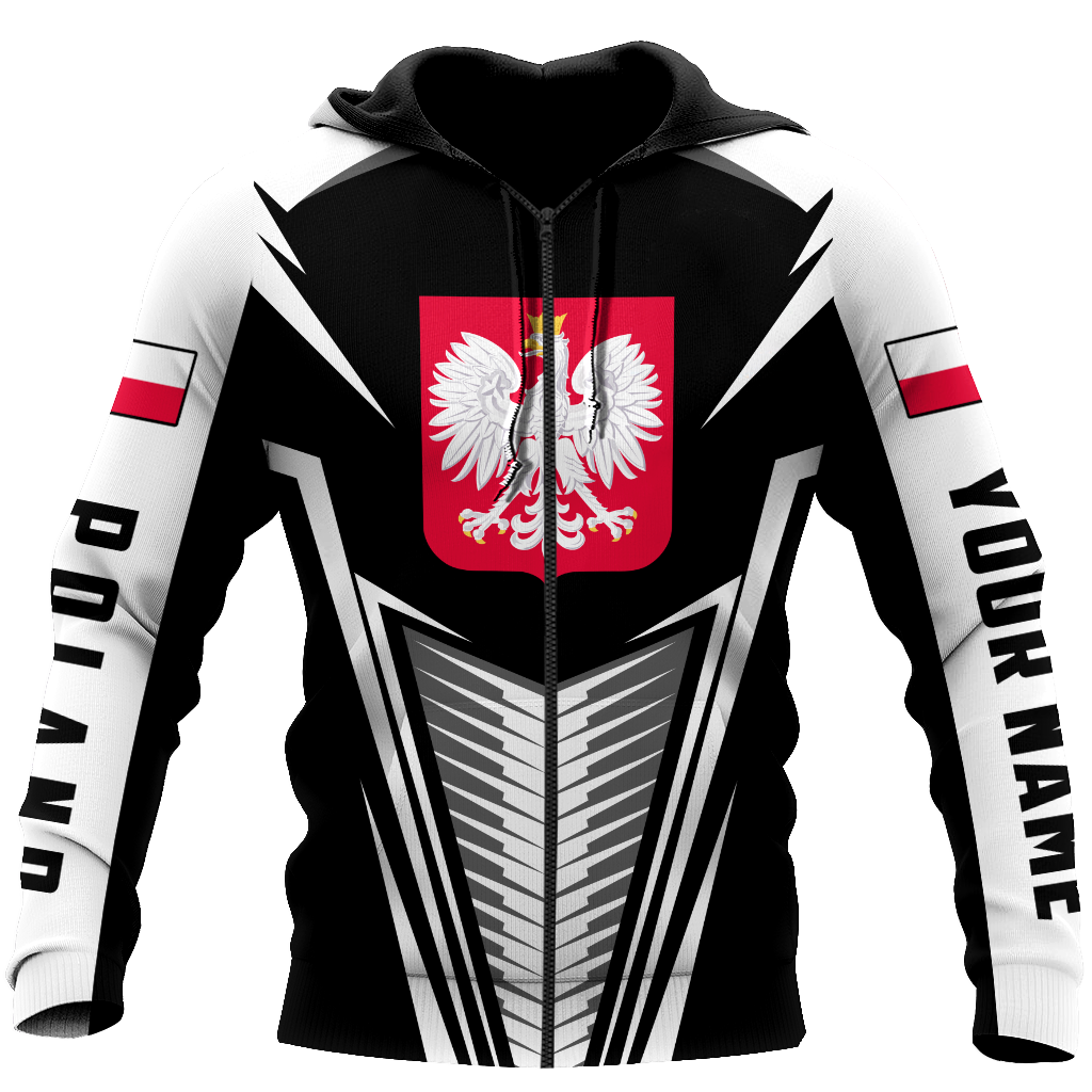 Personalized Polska 3D All Over Printed Unisex Hoodie