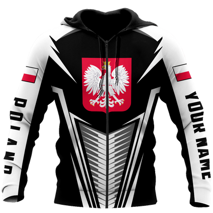 Personalized Polska 3D All Over Printed Unisex Hoodie