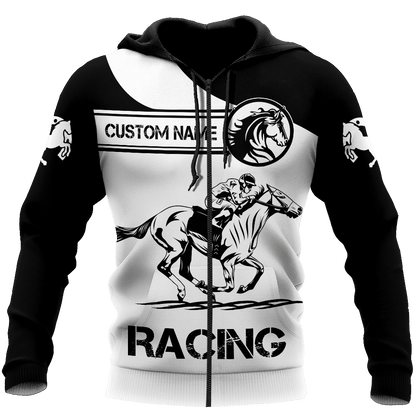 Racing Horse 3D All Over Printed Unisex Shirts