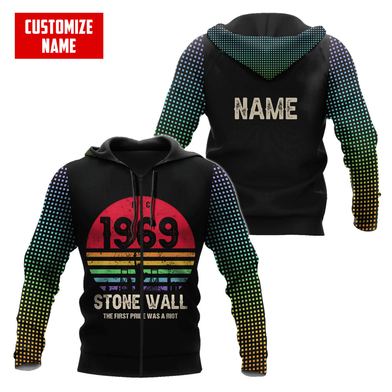Customize Name The Pride 3D All Over Printed Unisex Shirts