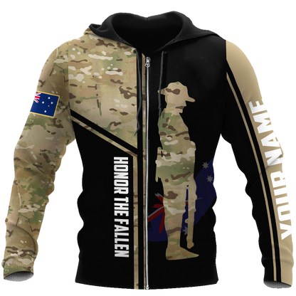 Tmarc Tee Custom name Australia Army Camo 3D Design print shirts ver.2