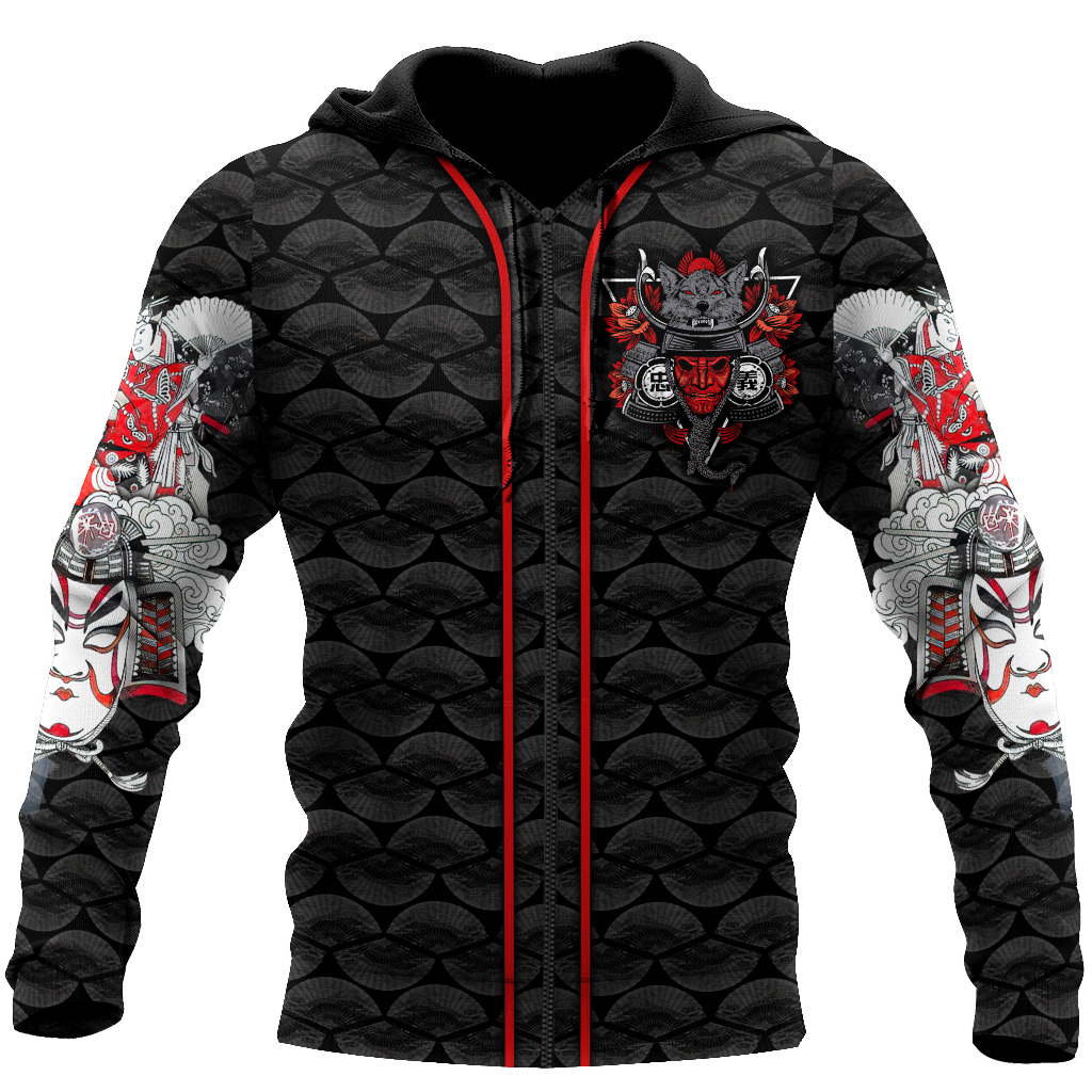 Samurai 3D All Over Printed Unisex Shirts