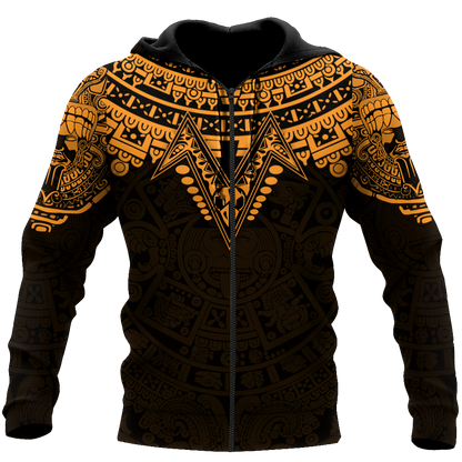 Aztec Mexico 3D All Over Printed Shirts For Men and Women