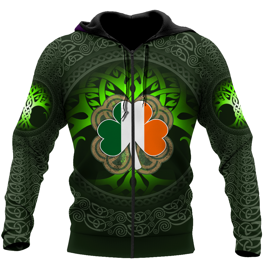 Celtic Ireland Tattoo Hoodie For Men And Women