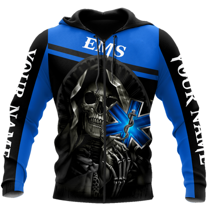 Premium EMS Personalized Name 3D All Over Printed Unisex Shirts