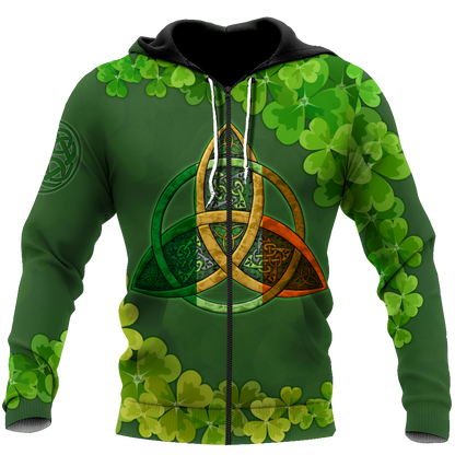 Premium Unisex Hoodie Irish St.Patrick Celtic Knot ML