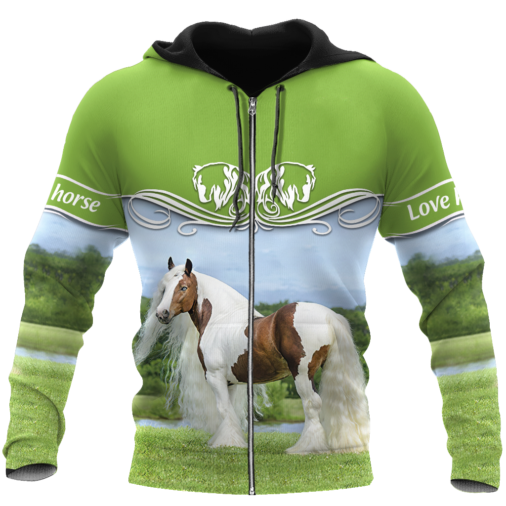 Premium Love Horse 3D All Over Printed Unisex Shirts