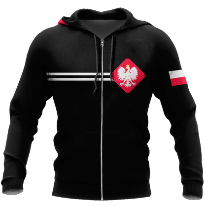 Personalized Polska 3D All Over Printed Unisex Hoodie