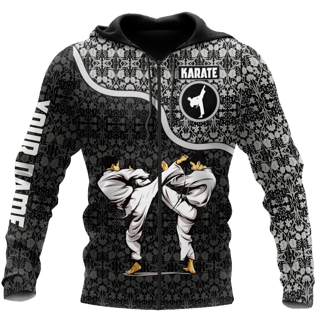Customize Name Karate Hoodie For Men And Women TNA18032106