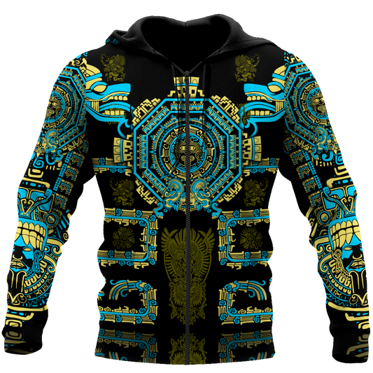 Aztec Mexico 3D All Over Printed Unisex Hoodie