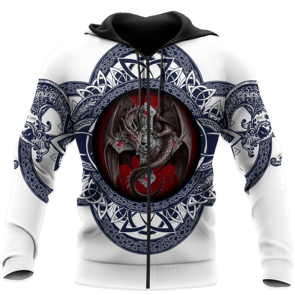 Premium All Over Printed Skull Dragon Shirts MEI