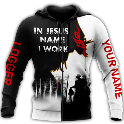 Logger - Jesus Custom Name Unisex Shirts