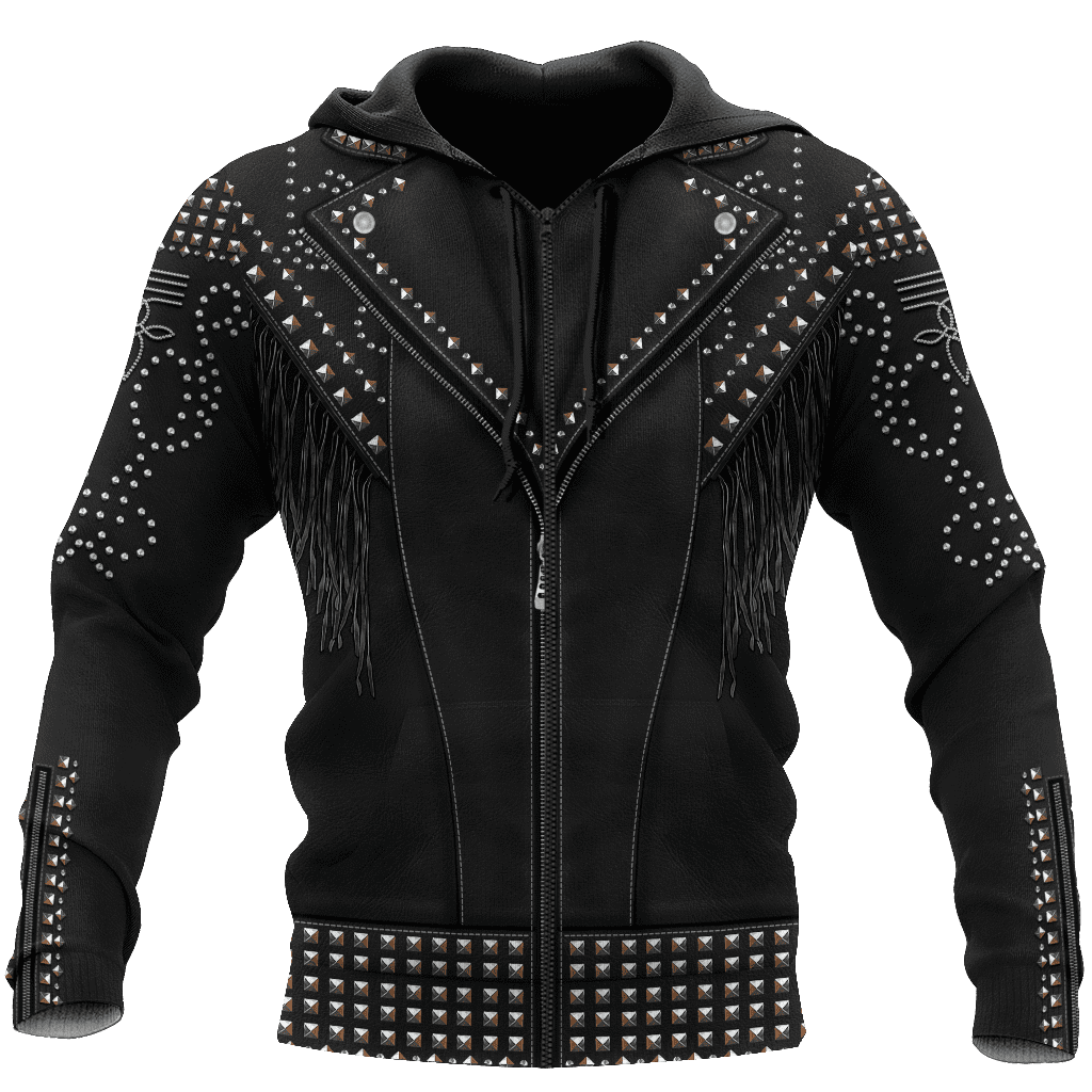 Cowboy Jacket No22 Cosplay 3D Over Printed Unisex Deluxe Hoodie ML