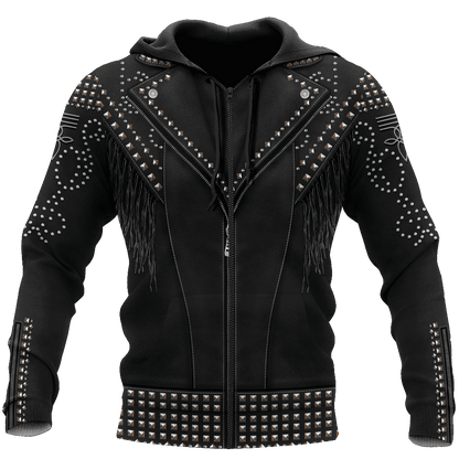 Cowboy Jacket No22 Cosplay 3D Over Printed Unisex Deluxe Hoodie ML