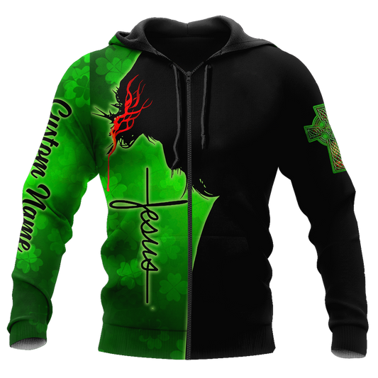 Irish Jesus 3D All Over Printed Unisex Shirts For Men And Women