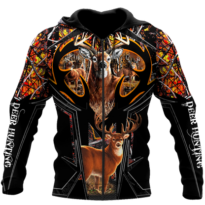 Deer Hunting Camo 3D Hoodie Shirt For Men And Women LAM