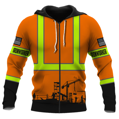 Ironworker 3D All Over Printed Unisex Shirts TN