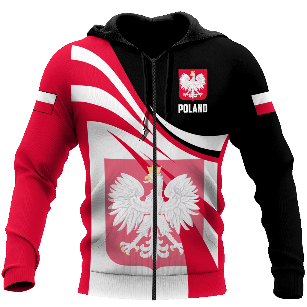 Personalized Polska 3D All Over Printed Unisex Hoodie