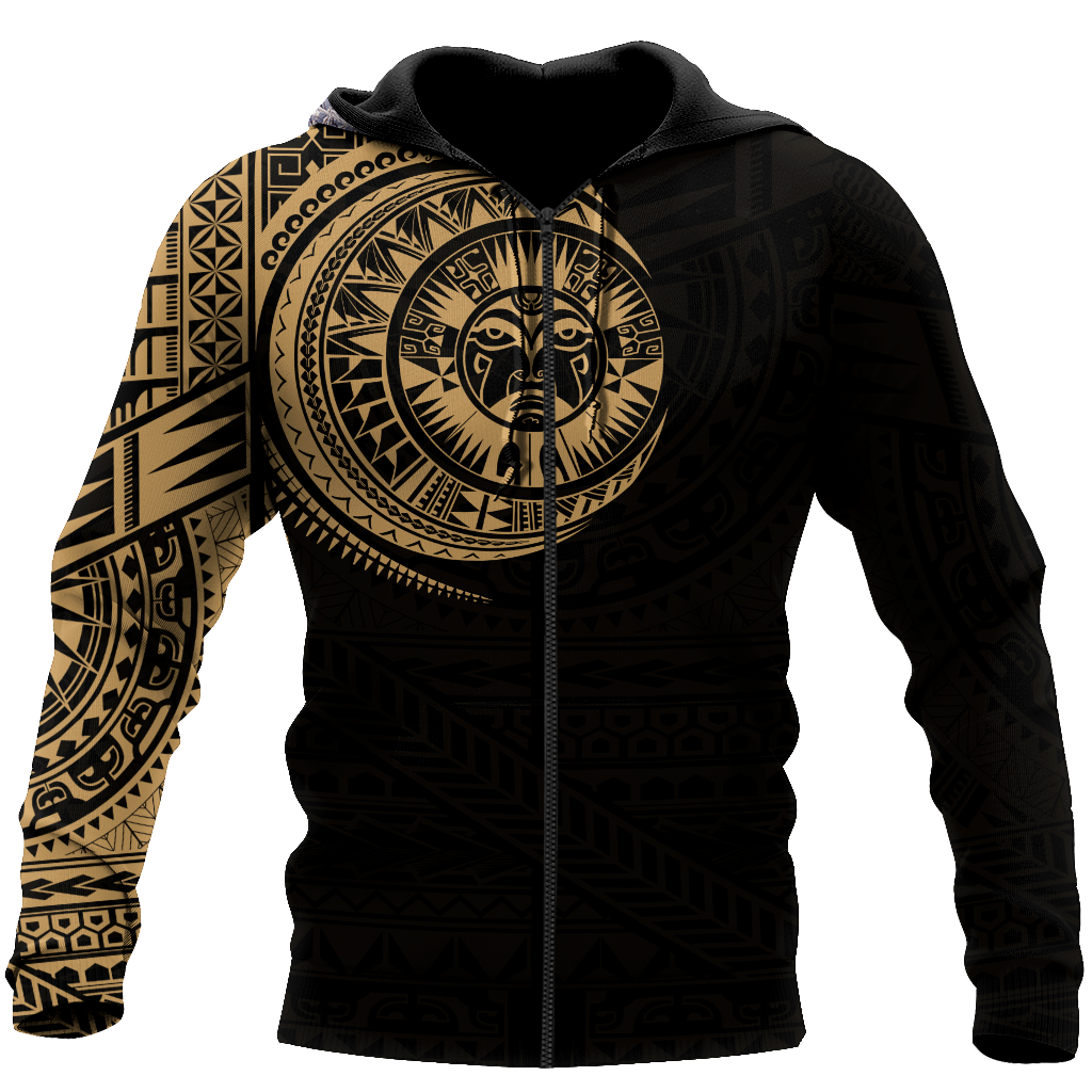 New Zealand Maori Tattoo Unisex Deluxe Hoodie ML
