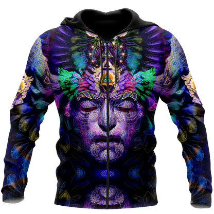 Illuminated 3D All Over Printed Unisex Shirts Psychedelic All Seeing Eyes