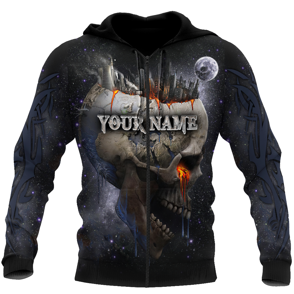 Customize Name Tattoo Skull Hoodie For Men And Women NTN15032104