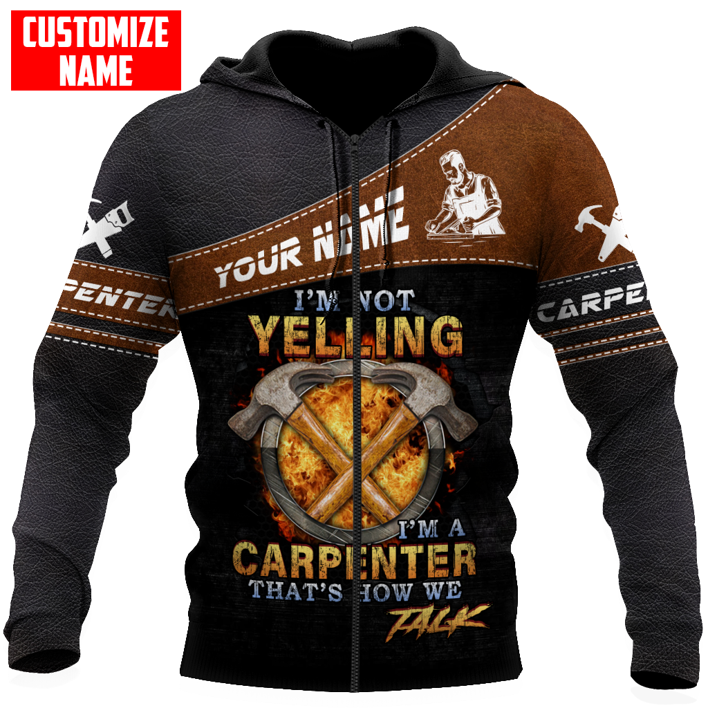 Personalized Name Carpenter 3D All Over Printed Unisex Shirts That's How We Talk