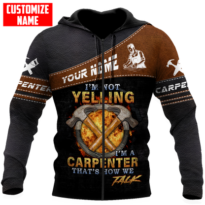 Personalized Name Carpenter 3D All Over Printed Unisex Shirts That's How We Talk