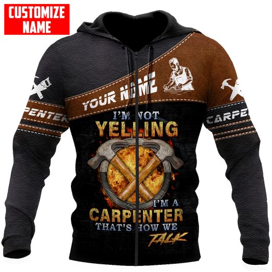 Personalized Name Carpenter 3D All Over Printed Unisex Shirts That's How We Talk
