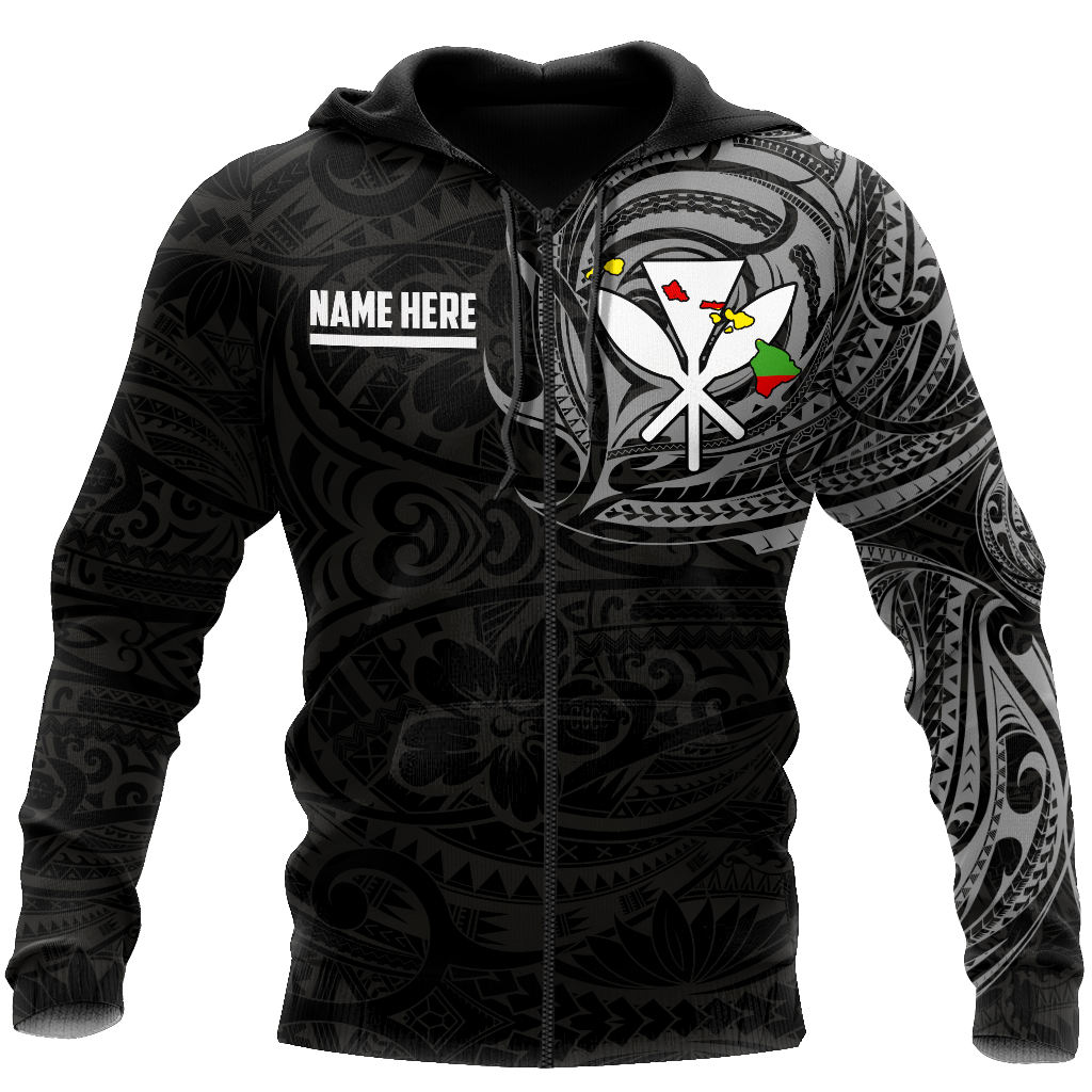 Kanaka Polynesian Hawaii Personalized Name 3D Unisex Shirt