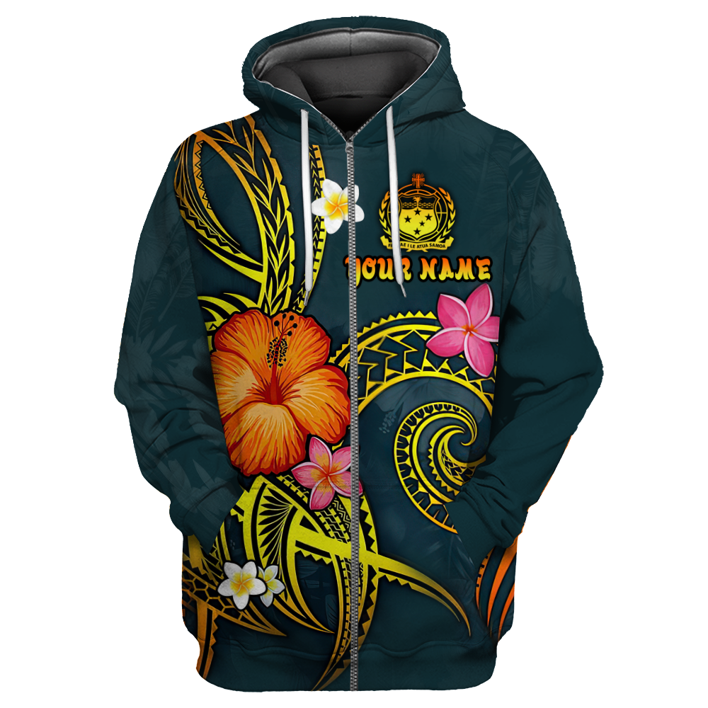Polynesian Hawaii Personalized Name 3D Unisex Shirt