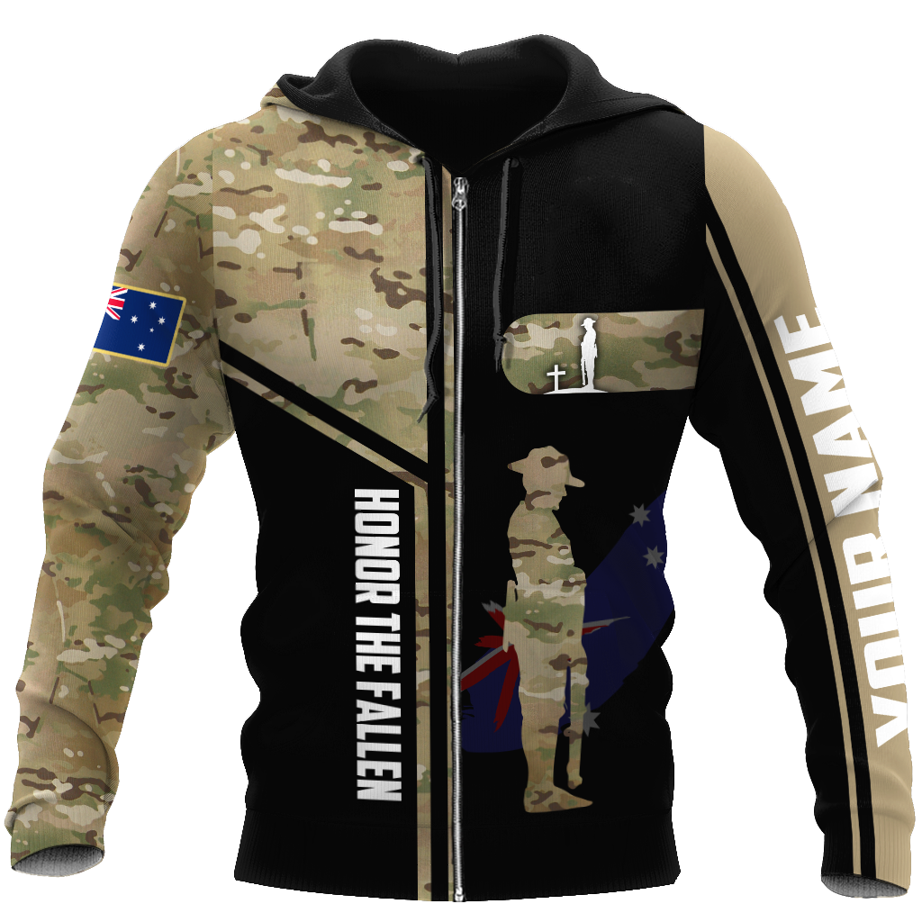 Tmarc Tee Custom name Australia Army Camo 3D Design print shirts ver.1