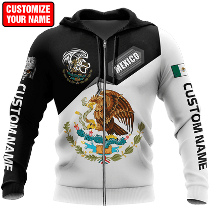 Personalized Name Mexican 3D All Over Printed Unisex Shirts