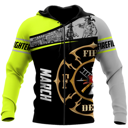 March Firefighter Hoodie For Men And Women MH28012115